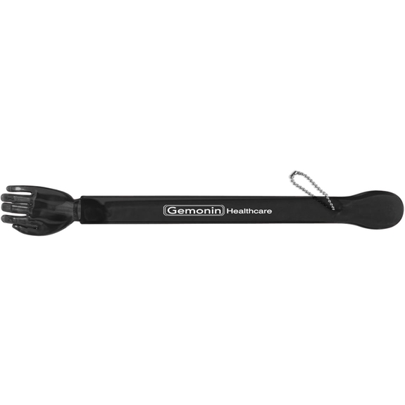 Black Branded Back Scratcher w/ Shoehorn