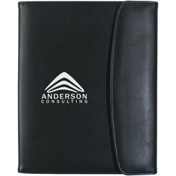 Leather Look Custom Printed Portfolio - 10"w x 12.5"h