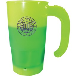 yellow to green Mood&#8482; 20 oz. Color-Changing Stackable Beer Stein – Pr