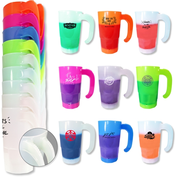 Mood&#8482; 20 oz. Color-Changing Stackable Beer Stein – Pr