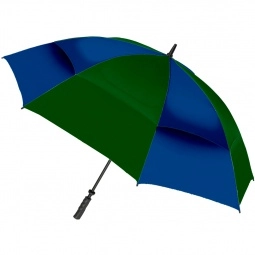 Hunter/Royal Two-Tone Deluxe Vented Golf Custom Umbrella