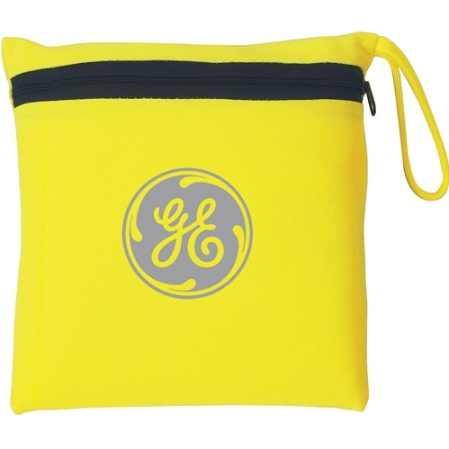 Custom Printed Reflective Vest w/ Zippered Pouch