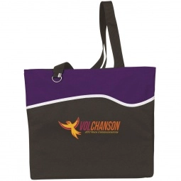 Atchison Wave Runner Promotional Tote - 17"w x 13.75"h x 2"d