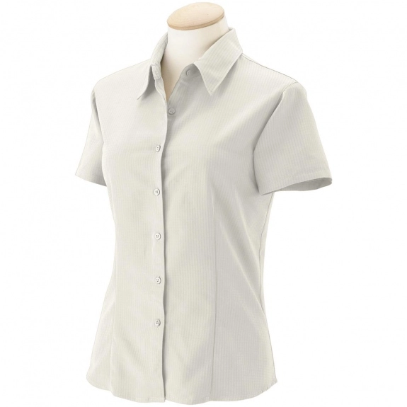 Barbados Textured Custom Camp Shirt by Harriton Womens