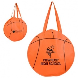 Basketball Custom Tote Bag - 19"dia. x 6"d