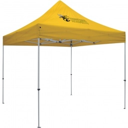 Yellow Full Color Deluxe Custom Tent Kit - 1 Location - 10ft