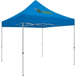 Blue Full Color Deluxe Custom Tent Kit - 1 Location - 10ft