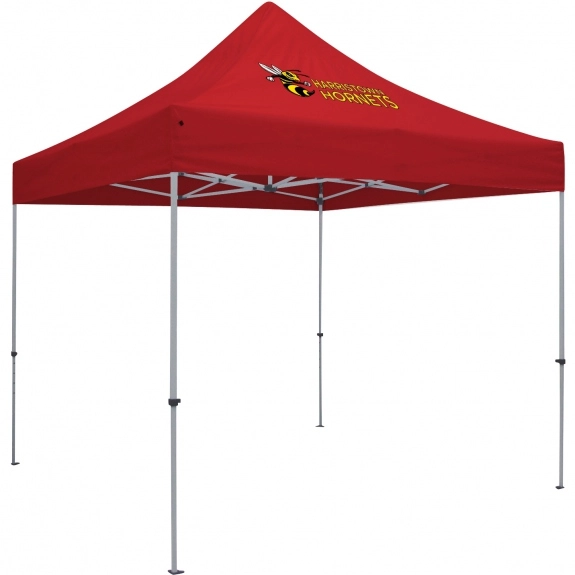 Red Full Color Deluxe Custom Tent Kit - 1 Location - 10ft