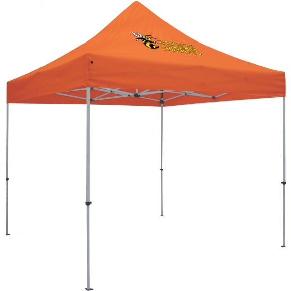 Orange Full Color Deluxe Custom Tent Kit - 1 Location - 10ft