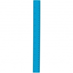Translucent Blue Flexible Custom Ruler - 12"