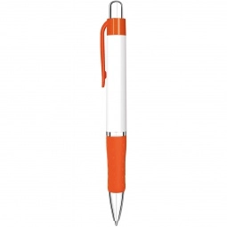 Orange Full Color VibraColor Primo Grip Promotional Pen