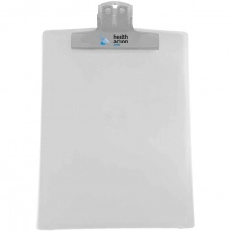 Trans. Frost Keep-it Promotional Clipboard - Large - 9"w x 12"h