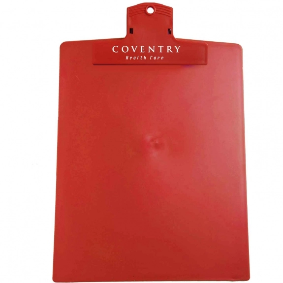 Red Keep-it Promotional Clipboard - Large - 9"w x 12"h