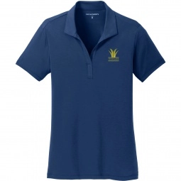Estate Blue Port Authority Cotton Touch Custom Polo Shirts - Women's