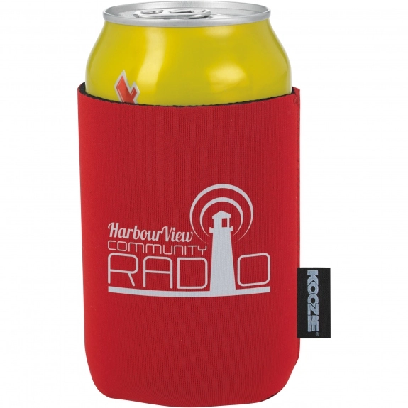 In Use Koozie Magnetic Promotional Can Kooler
