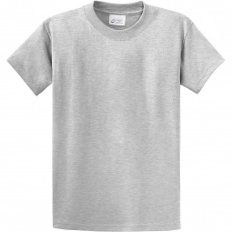 Ash Gray Port & Company Essential Logo T-Shirt - Men's