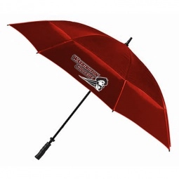 Burgundy Deluxe Challenger Vented Promo Golf Umbrella - 62"