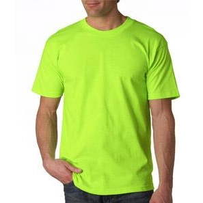 Lime Green Bayside Short-Sleeve Logo T-Shirt - Colors