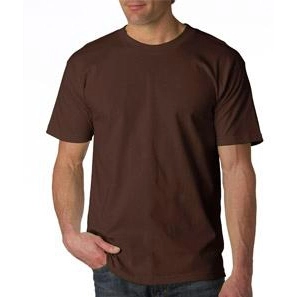 Chocolate Bayside Short-Sleeve Logo T-Shirt - Colors