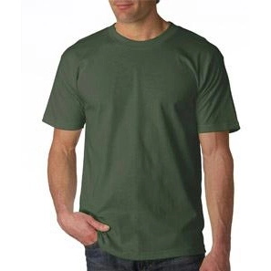 Forest Green Bayside Short-Sleeve Logo T-Shirt - Colors