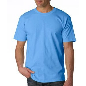 Carolina Blue Bayside Short-Sleeve Logo T-Shirt - Colors