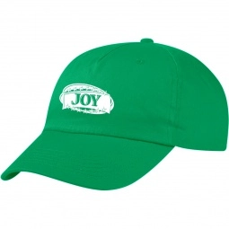Kelly Green - 5-Panel Unstructured Pre-Curved Custom Cap