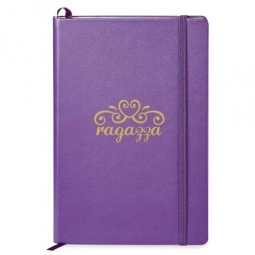 Purple Neoskin Hard Cover Personalized Journal - 5.5"w x 8.25"h