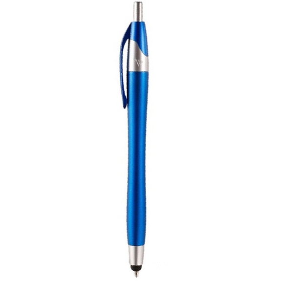Blue Metallic Colored Javelin Stylus Custom Pen 