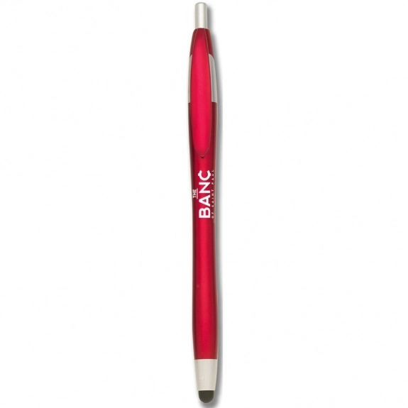 Red Metallic Colored Javelin Stylus Custom Pen 