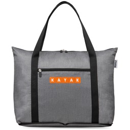 Heather Gray - RuMe cFold Collapsible Custom Tote Bags - 20"w x 16"h x 7"d