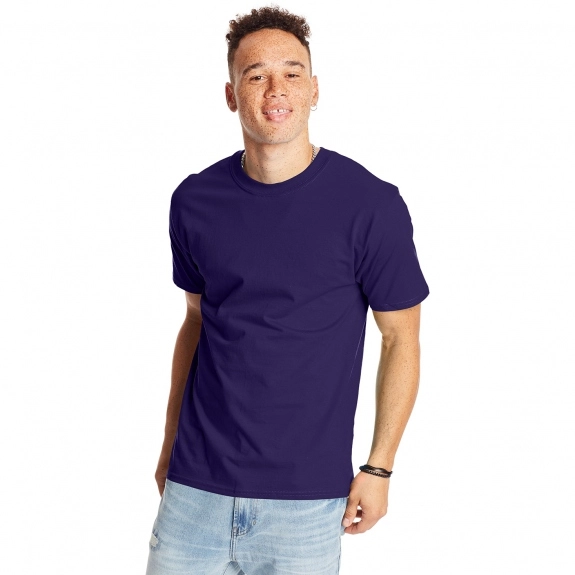 Grape smash Hanes Beefy-T Custom T-Shirt - Colors