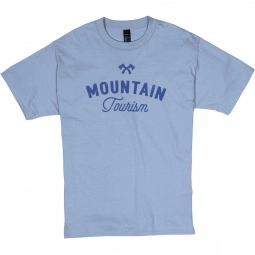 Light blue Hanes Beefy-T Custom T-Shirt - Colors