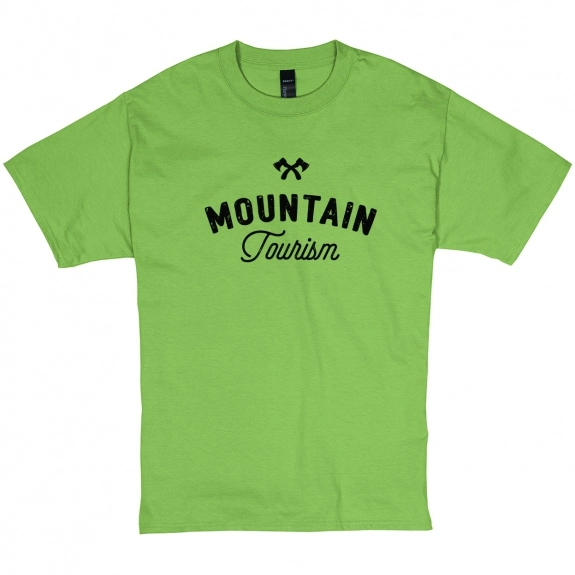 Lime green Hanes Beefy-T Custom T-Shirt - Colors