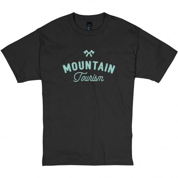 Black Hanes Beefy-T Custom T-Shirt - Colors