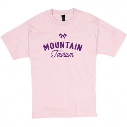 Pale pink Hanes Beefy-T Custom T-Shirt - Colors