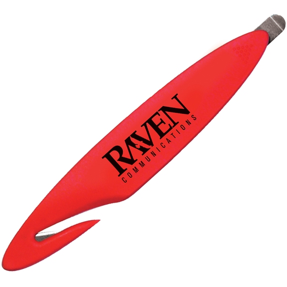 Red - Promotional Letter Opener w/ Staple Remover