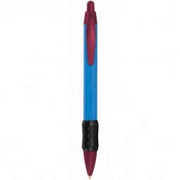 Blue BIC WideBody Grip Retractable Ballpoint Imprinted Pen