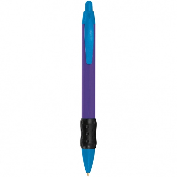 Purple BIC WideBody Grip Retractable Ballpoint Imprinted Pen