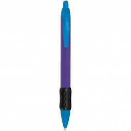 Purple BIC WideBody Grip Retractable Ballpoint Imprinted Pen