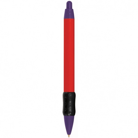 Red BIC WideBody Grip Retractable Ballpoint Imprinted Pen