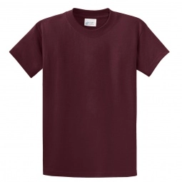 Athletic Maroon Port & Company Essential Logo T-Shirt - Men's - Colors