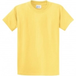 Daffodil Yellow Port & Company Essential Logo T-Shirt - Men's - Colors