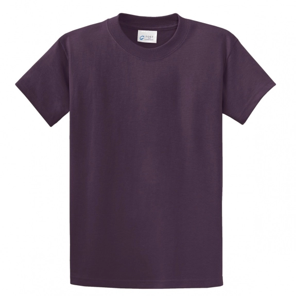 Eggplant Port & Company Essential Logo T-Shirt - Men's - Colors