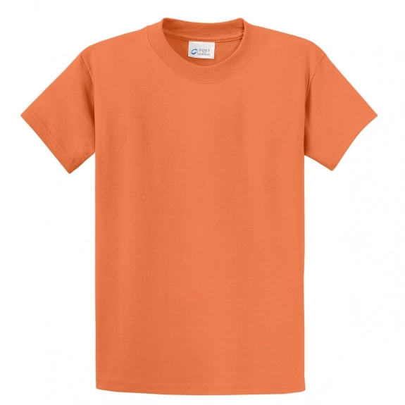 Orange Sherbert Port & Company Essential Logo T-Shirt - Men's - Colors