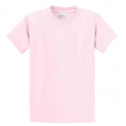 Pale Pink Port & Company Essential Logo T-Shirt - Men's - Colors