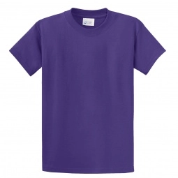 Purple Port & Company Essential Logo T-Shirt - Men's - Colors