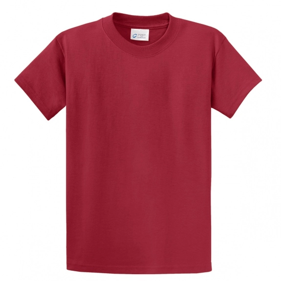 Rich Red Port & Company Essential Logo T-Shirt - Men's - Colors
