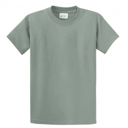 Stonewashed Green Port & Company Essential Logo T-Shirt - Men's - Colors