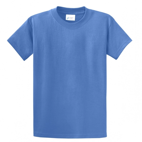 Ultramarine Blue Port & Company Essential Logo T-Shirt - Men's - Colors