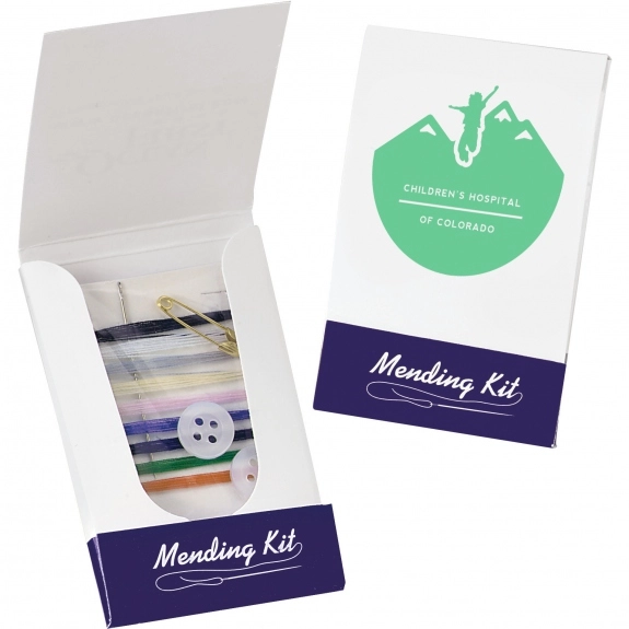 Full Color Mini Promotional Sewing Kit Custom Mending Kit ePromos